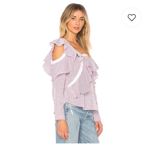 Revolve One Shoulder Top - Picture 2 of 11